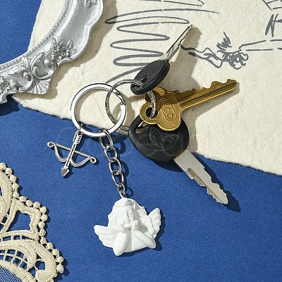 Alloy & Resin Keychain KEYC-YW00080-1