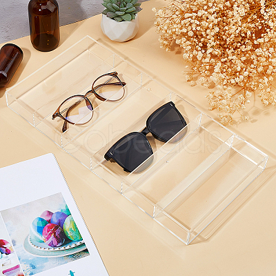 6-Slot Acrylic Sun Glasses Storage Tray ODIS-WH0025-235-1