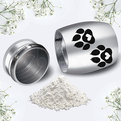 1Pc Column Mini Stainless Steel Urn for Human Pet Ashes AJEW-AR0001-84H-1