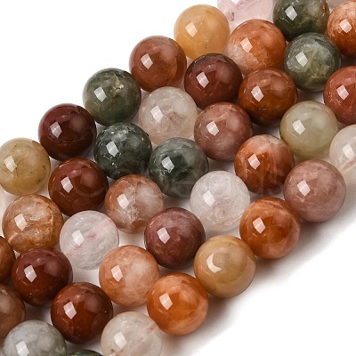 Natural Colorful Rabbit Fur Rutilated Quartz Beads Strands GG-CBA4808-I01-10mm-1