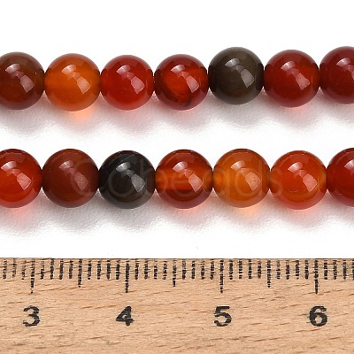 Natural Carnelian Beads Strands GG-CBA1CAF-A01-6mm-1