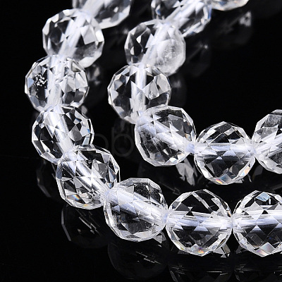 Natural Quartz Crystal Beads Strands G-S345-6mm-35-1