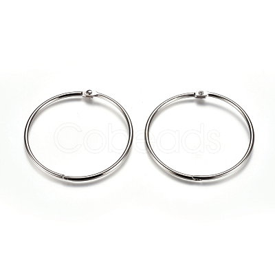 Iron Loose Leaf Book Binder Hinged Rings X-IFIN-L034-01D-P-1