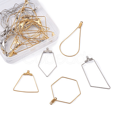 Stainless Steel Wire Pendants STAS-TA0004-43-1