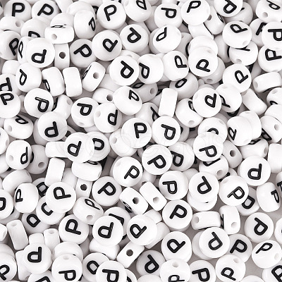 500Pcs Acrylic Beads SACR-TA0001-55P-1