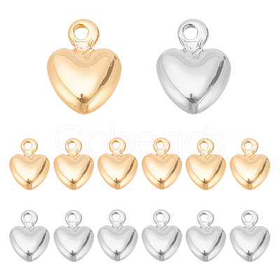 80Pcs 2 Colors Brass Charms KK-AR0003-20-1
