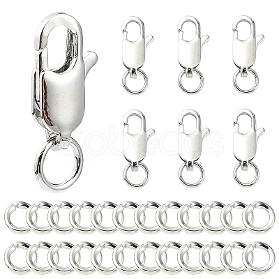 Brass Lobster Claw Clasps DIY-YW0009-37P-1