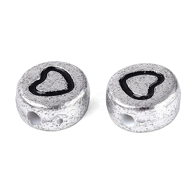 Plating Opaque Acrylic Beads AC-N167-05AS-1