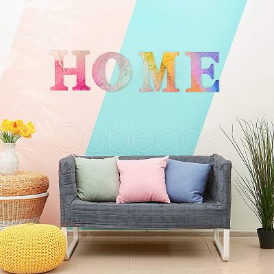 Letter Unfinished Wood Blank Cutouts LS-DIY-ZX040-01O-1