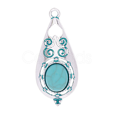 Tibetan Style Alloy Pendants FIND-TAC0011-134K-1