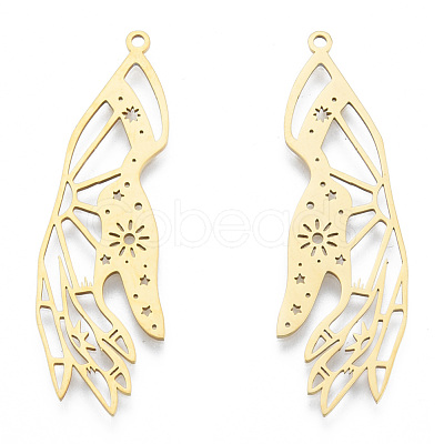 201 Stainless Steel Pendants STAS-N090-LA939-2-1