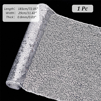 Polyester Sequin Table Runners AJEW-WH0248-487A-1