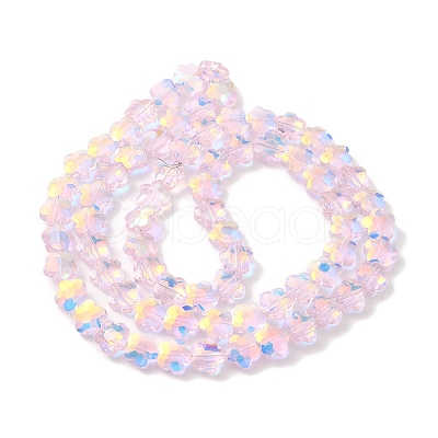 Electroplate Glass Beads Strands EGLA-B006-03A-AB01-1