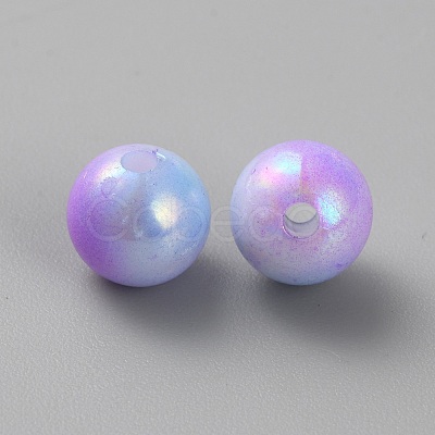 Opaque Acrylic Beads SACR-CJC0008-02B-1