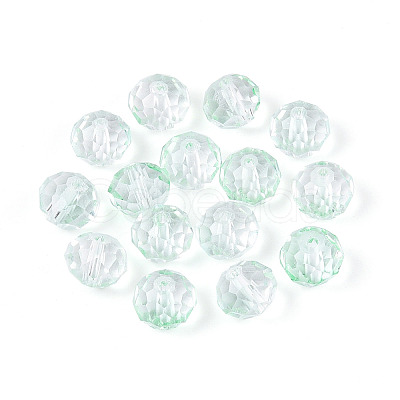 Baking Paint Transparent Glass Beads GLAA-N011-10mm-07-1