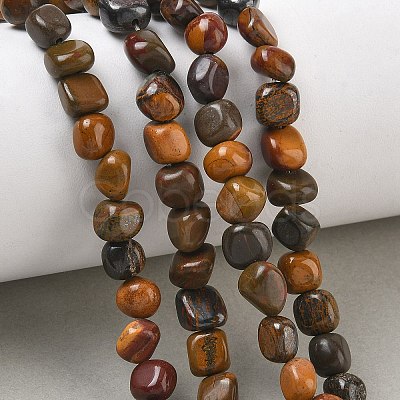 Natural Chinese Writing Stone Beads Strands GG-CBA9392-03-1