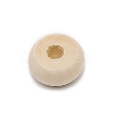 Natural Wood Beads WOOD-WH0115-63-1
