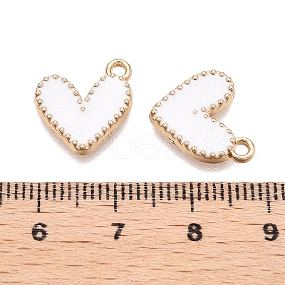 Rack Plating Alloy Enamel Charms ENAM-N056-343G-F-1