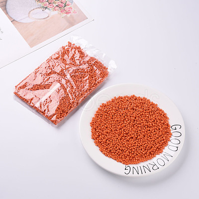 Baking Paint Glass Seed Beads SEED-US0003-3mm-K4-1