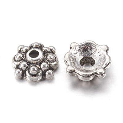 Tibetan Style Alloy Caps LF0664Y-NF-1