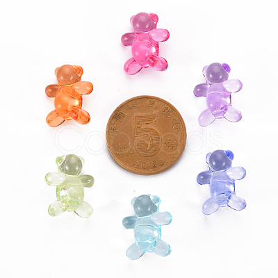 Transparent Acrylic Beads X-TACR-S154-49B-1