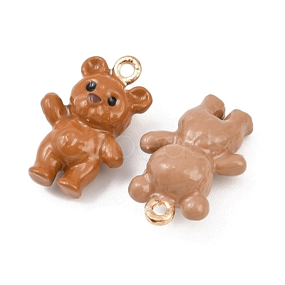 Alloy Enamel Pendants FIND-G101-10G-1