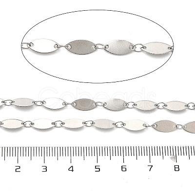 304 Stainless Steel Oval Link Chains CHS-A016-63P-A-1
