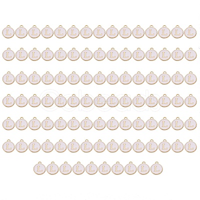 Golden Plated Enamel Alloy Charms ENAM-SZ0001-26A-L-1