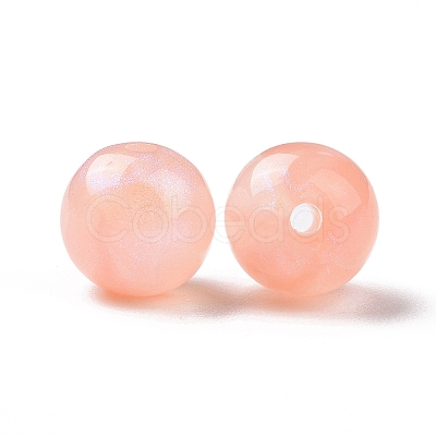 Opaque Acrylic Beads OACR-E014-19B-05-1