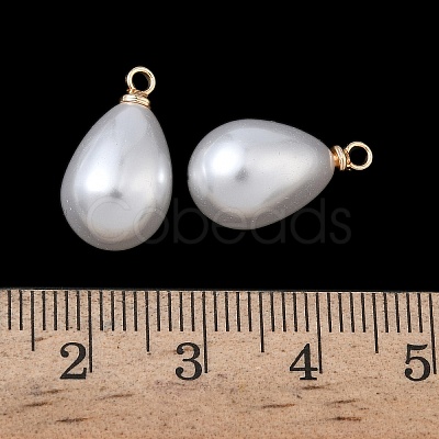 ABS Plastic Pearl Pendants FIND-Z105-03E-01G-1
