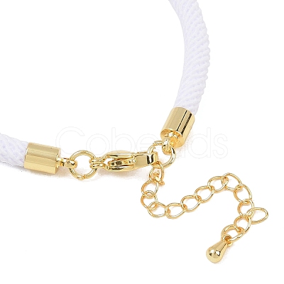 4.5MM Round Nylon Milan Cord Bracelet Making BJEW-I245-01G-33-1