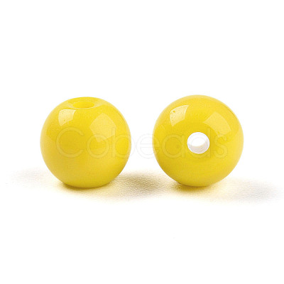 Opaque Solid Color Glass Beads X1-GLAA-N007-6mm-A06-1