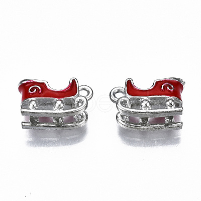 Alloy Enamel Pendants X-ENAM-Q443-011-RS-1