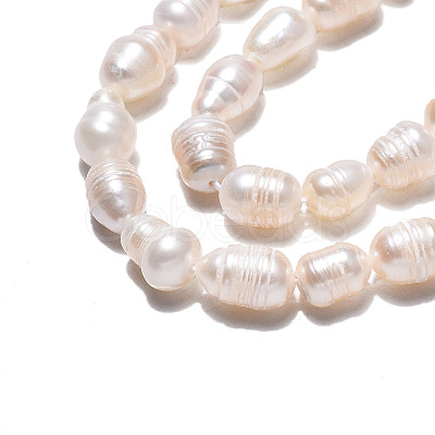 Natural Cultured Freshwater Pearl Beads Strands X-PEAR-N012-05E-1