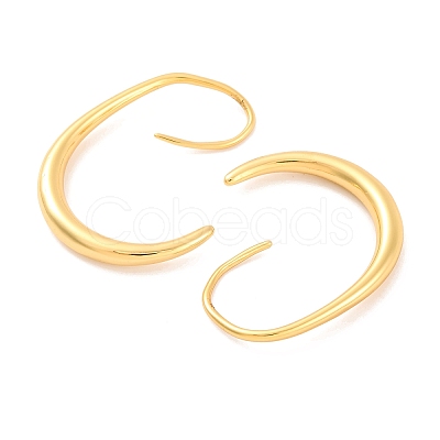 Brass Ear Wire EJEW-U015-24G-02-1
