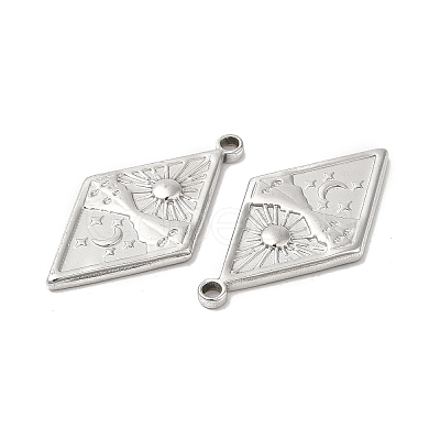 Non-Tarnish 304 Stainless Steel Pendants LS-STAS-L020-038P-1