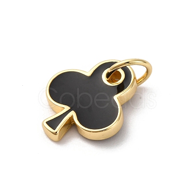 Brass Enamel Charms KK-Q098-25G-B02-1