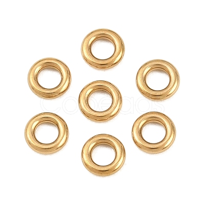 Ion Plating(IP) 304 Stainless Steel Closed Jump Rings STAS-G393-06G-04-1