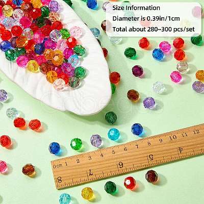 150G Transparent Acrylic Beads OACR-SZ0001-73-1