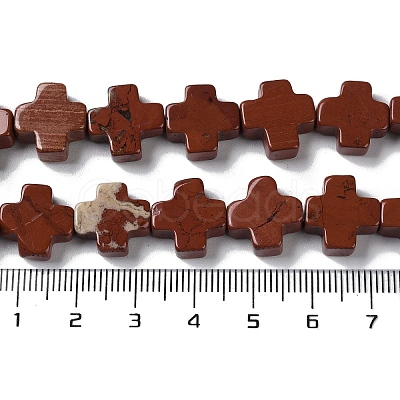 Natural Red Jasper Beads Strands G-M418-B07-01-1