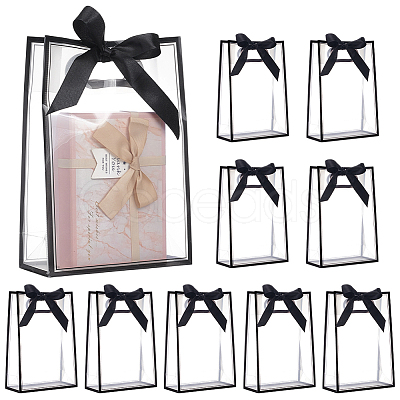 Rectangle PP Plastic Storage Tote Bags ABAG-WH0046-60B-1