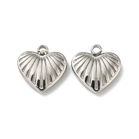 Non-Tarnish 304 Stainless Steel Charms STAS-L022-032P-1