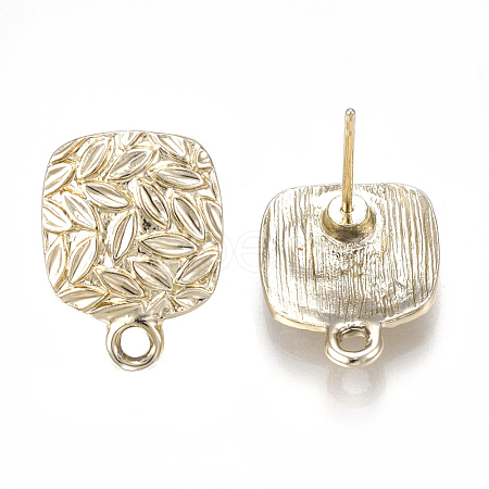 Alloy Stud Earring Findings X-PALLOY-T055-77-1