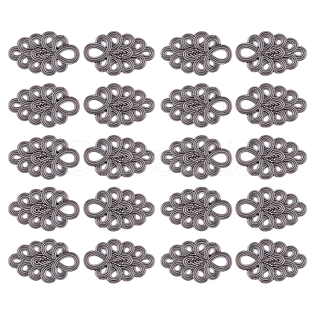 20Pcs Zinc Alloy Adjustable Jean Button Pins FIND-FH0017-92B-1