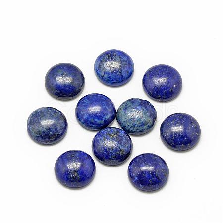 Natural Lapis Lazuli Cabochons G-R416-6mm-33-1