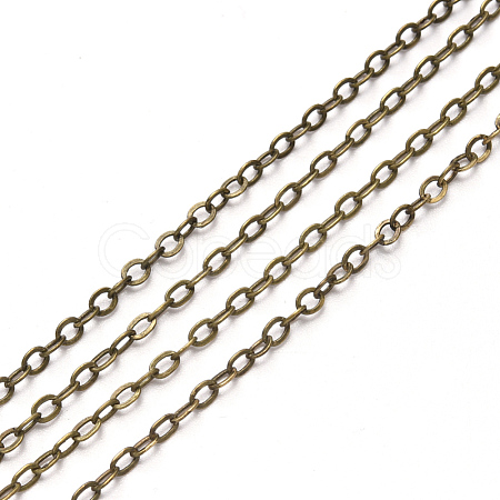 3.28 Feet Brass Cable Chains X-CHC-T008-06B-AB-1