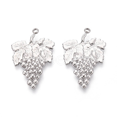 304 Stainless Steel Pendants STAS-T065-72P-1