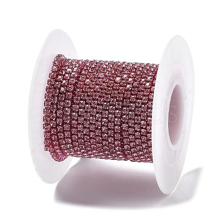 Iron Rhinestone Glass Cup Chain CH-U001-01L-1