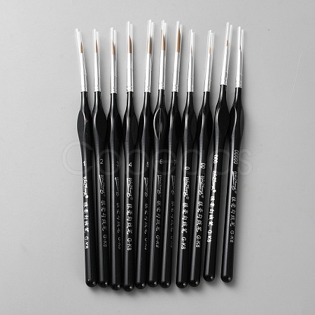 11Pcs 11 Styles Nylon Paint Brush DIY-WH20032-36-1