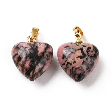 Natural Rhodonite Pendants G-I311-A14-G-1